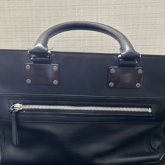 Rag & Bone Pilot Leather Satchel Bag, some wear but good shape - Picture 7 of 15